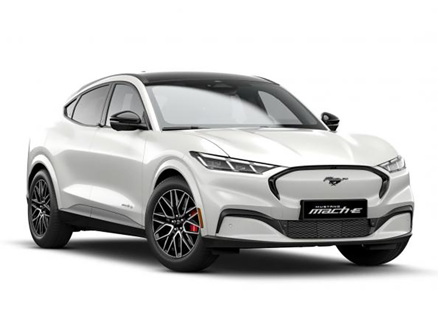 Ford Mustang Mach-E màu trắng – SUV điện hiệu suất cao