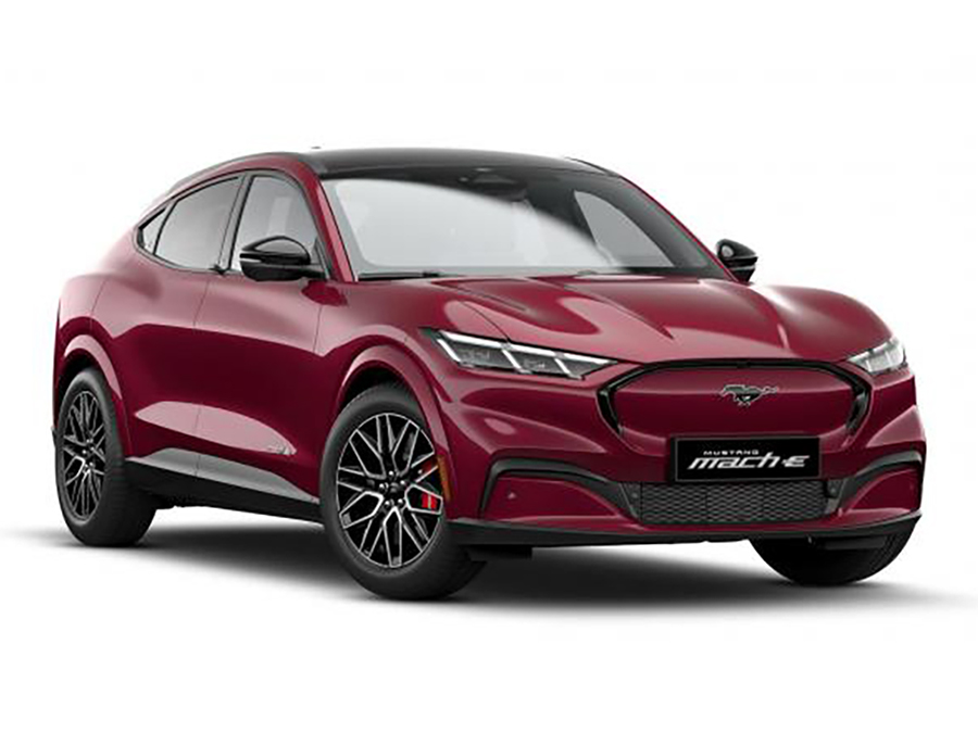 Ford Mustang Mach-E màu đỏ – SUV điện đậm chất Mustang