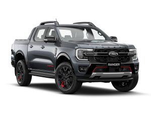 Ford Ranger Stormtrak màu ghi phiên bản mới với ngoại hình thể thao