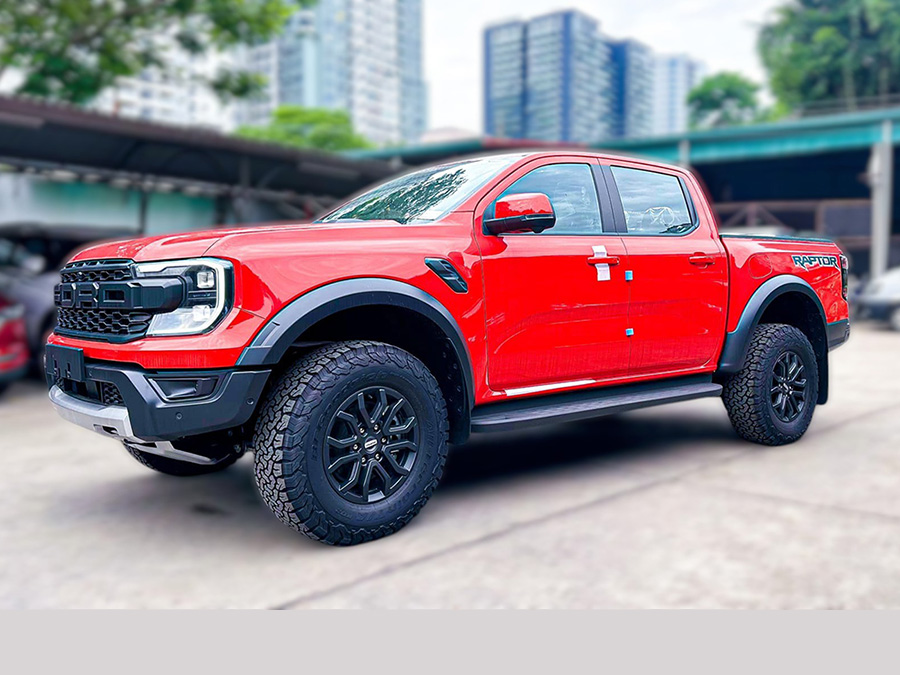 Xe Ford Ranger Raptor 2025 màu cam phong cách và cá tính